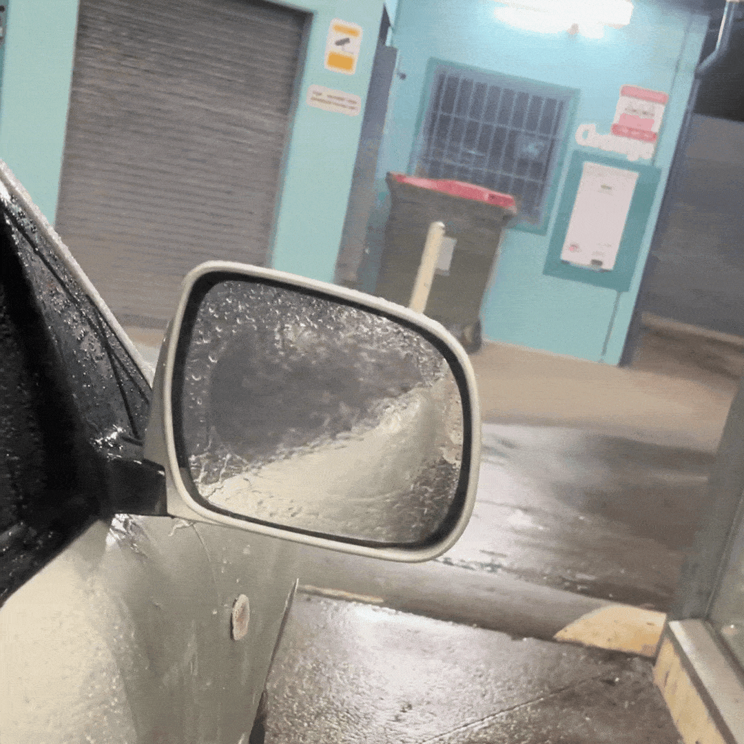 RainWarden™ Mirror Rain and Dirt Protector